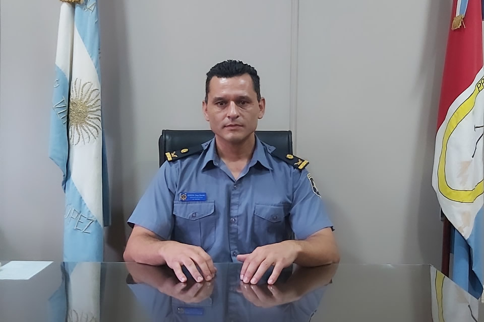 Asumió el nuevo Jefe de la Unidad Regional VIII Diego German Bordón