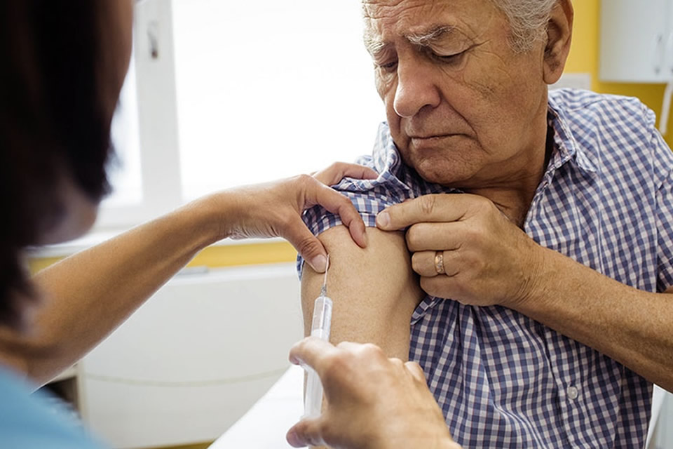 Vacunación a mayores de 89 años