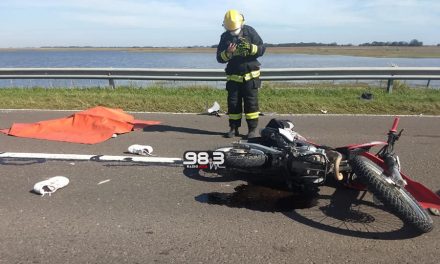 Falleció Alan Cándido en un accidente sobre ruta 33