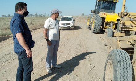 Siguen los trabajos en el camino a Saboya