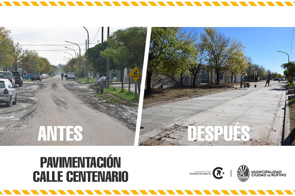 Pavimentación en calle Centenario