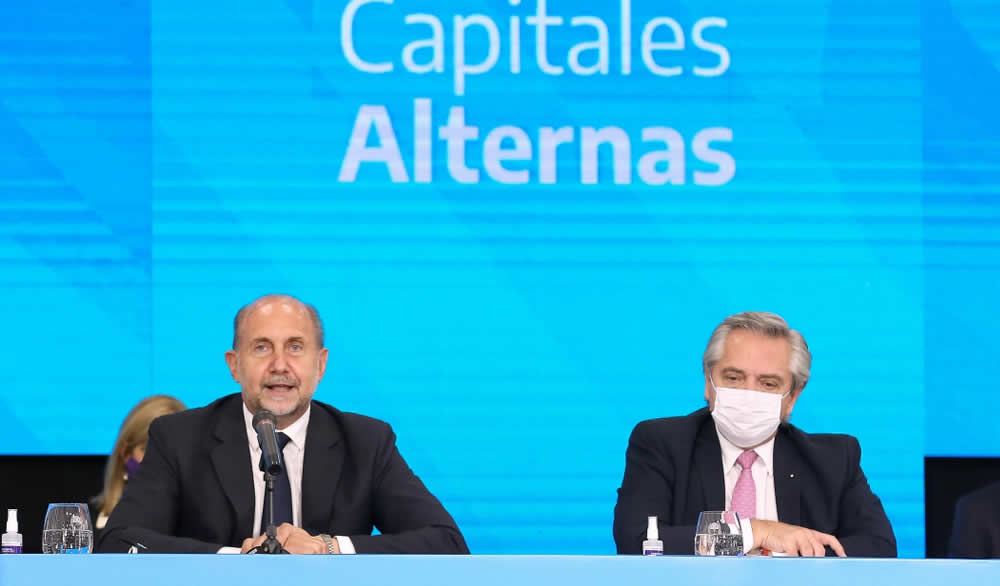 Perotti y Fernandez anunciaron obras por más de 76 mil millones de pesos para la provincia de Santa Fe