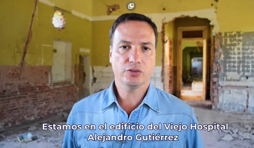 El senador Enrico pidió al gobierno provincial retomar la obra ante el abandono del viejo hospital de Venado Tuerto