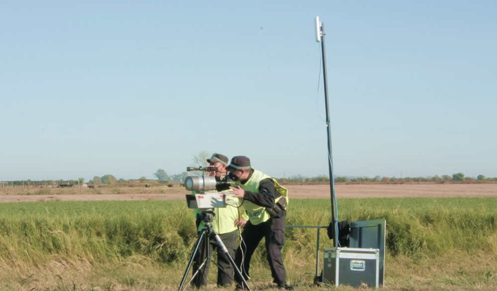 La provincia comenzó a realizar pruebas de detección de excesos de velocidad con cinemómetros móviles