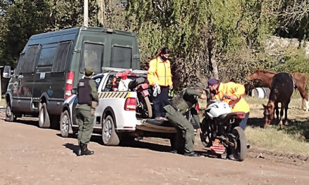 Operativos de control vehicular por Gendarmería en barrios de Rufino