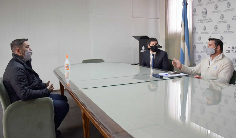 El intendente Lattanzi se reunió con el representante del Frigorífico Marú por la suspensión de las exportaciones de carne