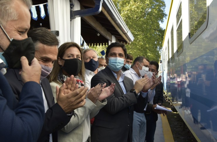 La CNRT acompañó la vuelta del tren a Serodino en Santa Fe