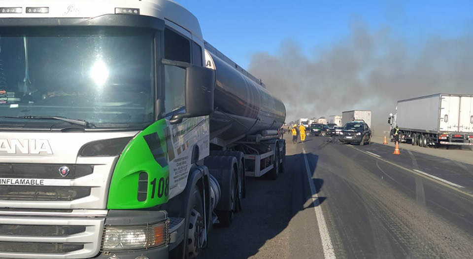 Pierde la vida motociclista de Rufino en choque sobre Ruta Nacional 7