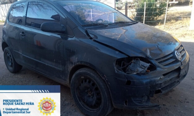 Grave accidente y fuga en Barrio Gral San Martín de Rufino deteniendo en Rosales al propietario del auto