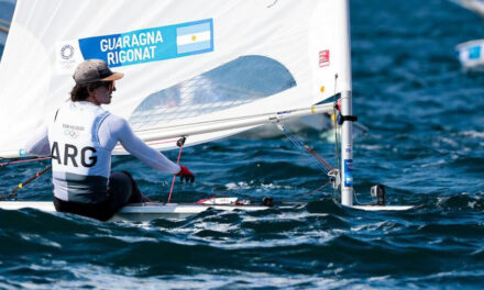 El rufinense Francisco Guaragna se ubicó décimo tercero en la primer regata de la clase Laser Standard