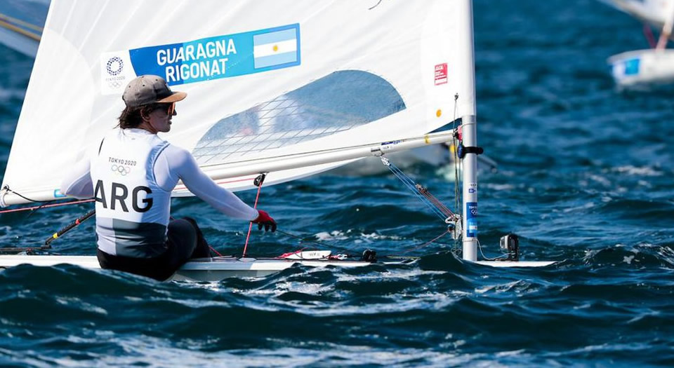 El rufinense Francisco Guaragna se ubicó décimo tercero en la primer regata de la clase Laser Standard