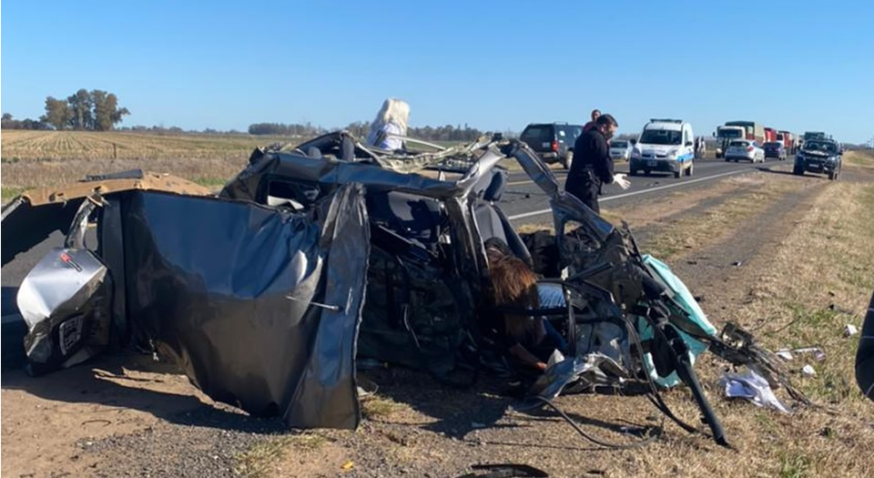 Accidente fatal en Ruta 33 cerca de Amenabar