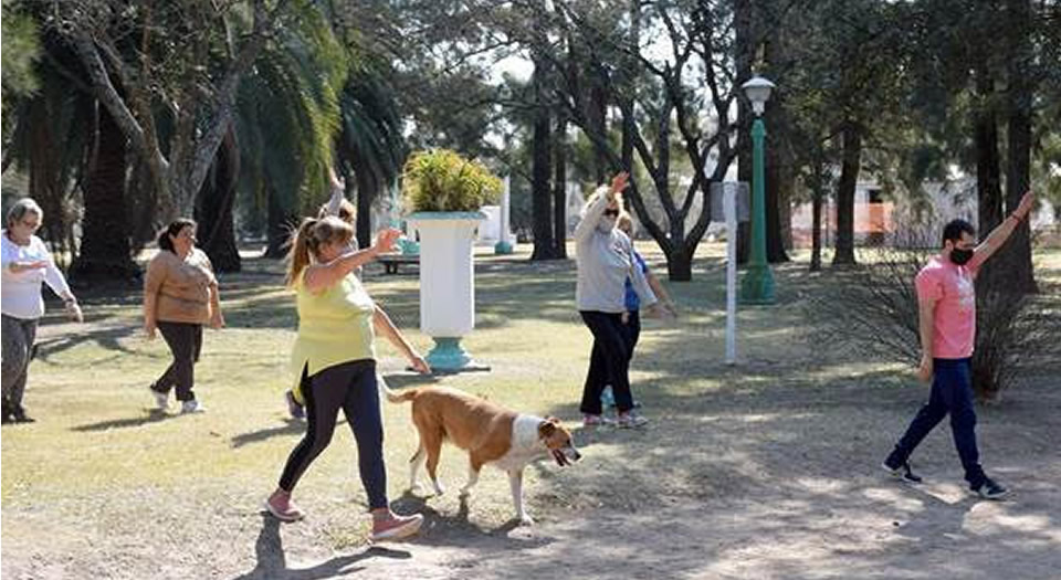 Espacio recreativo para personas con obesidad