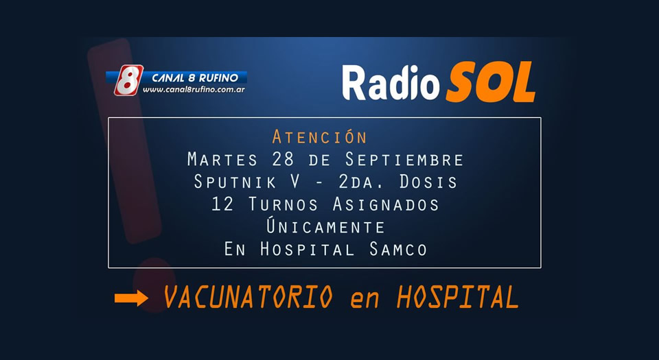 Este martes se vacunará en el hospital