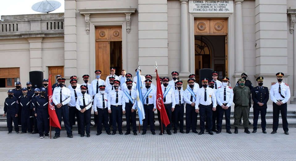 Acto aniversario de Bomberos Voluntarios de Rufino