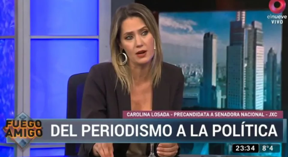 Debate: Carolina Losada, la gran ausente en Rosario