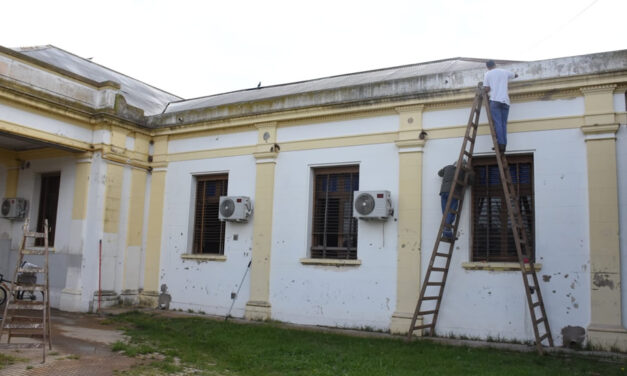 Trabajos en la escuela agrotécnica