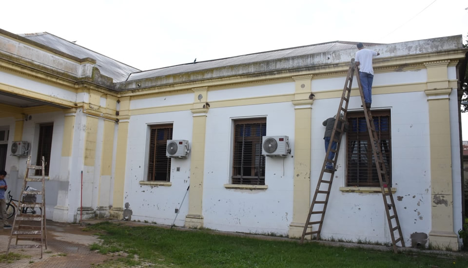 Trabajos en la escuela agrotécnica