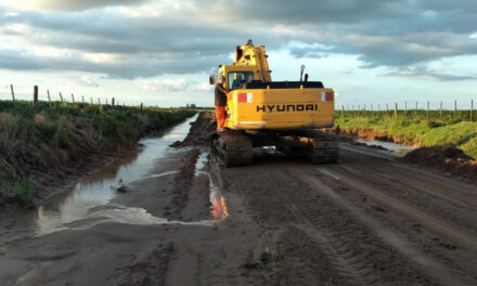 La provincia asignará 4,5 millones de pesos a Rufino para reparar caminos rurales afectados por las lluvias