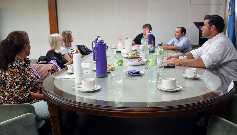 El intendente recibió a la agrupación Mujeres Autoconvocadas de Rufino