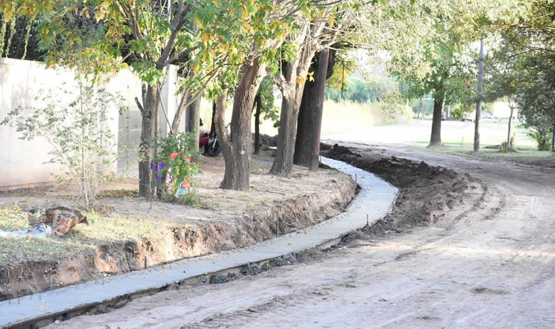 En Barrio Jardín continúan las obras de mejoras