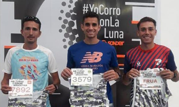 Tres Rufinenses llegaron en los primeros puestos entre 9 mil  corredores de  todo el país en la 18° maratón nocturna de Sonder