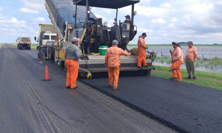 Vialidad Nacional mejora la Ruta 7 entre Rufino y La Picasa
