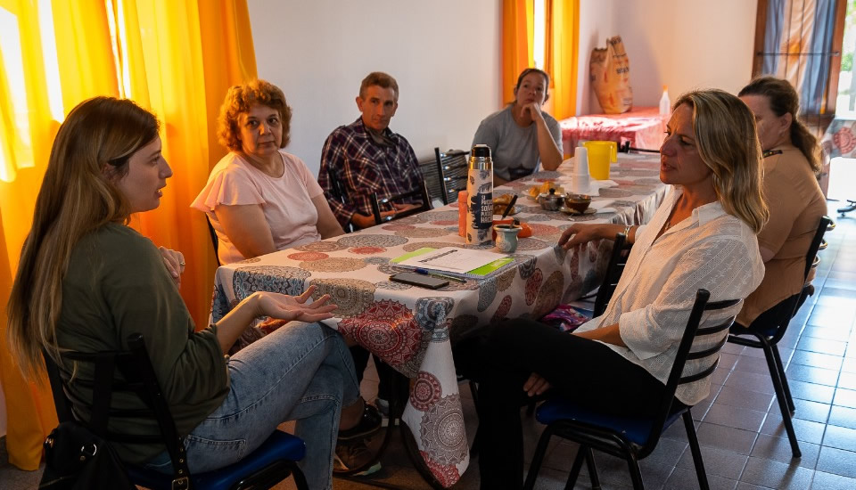 Talleres socioproductivos en el Hogar de Día