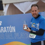 Germán Chiarotto participó en Mar del Plata de la Maratón y obtuvo el 3er. lugar en su categoría