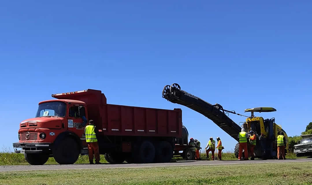 Continúa la repavimentación de Ruta 33 entre Rufino y Gral Villegas