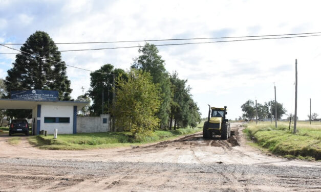 Trabajos en calle Rio Negro