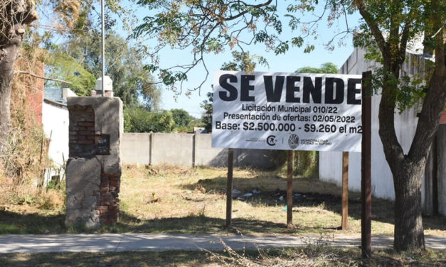 Venta de lote para vivienda anunciado por el municipio