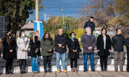 Acto oficial por el Día de la Patria en Rufino