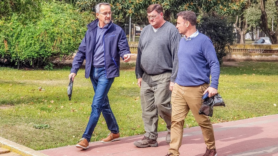 Senador Enrico visitó Sancti Spiritu en una amplia recorrida por instituciones del pueblo