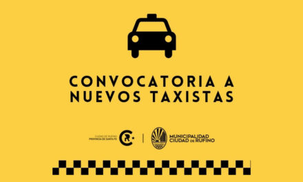 Convocatoria a nuevos taxistas en Rufino