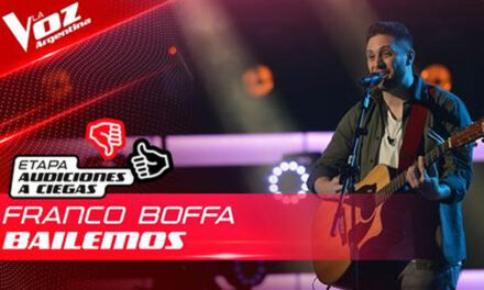 Franco Boffa participó del certamen La Voz