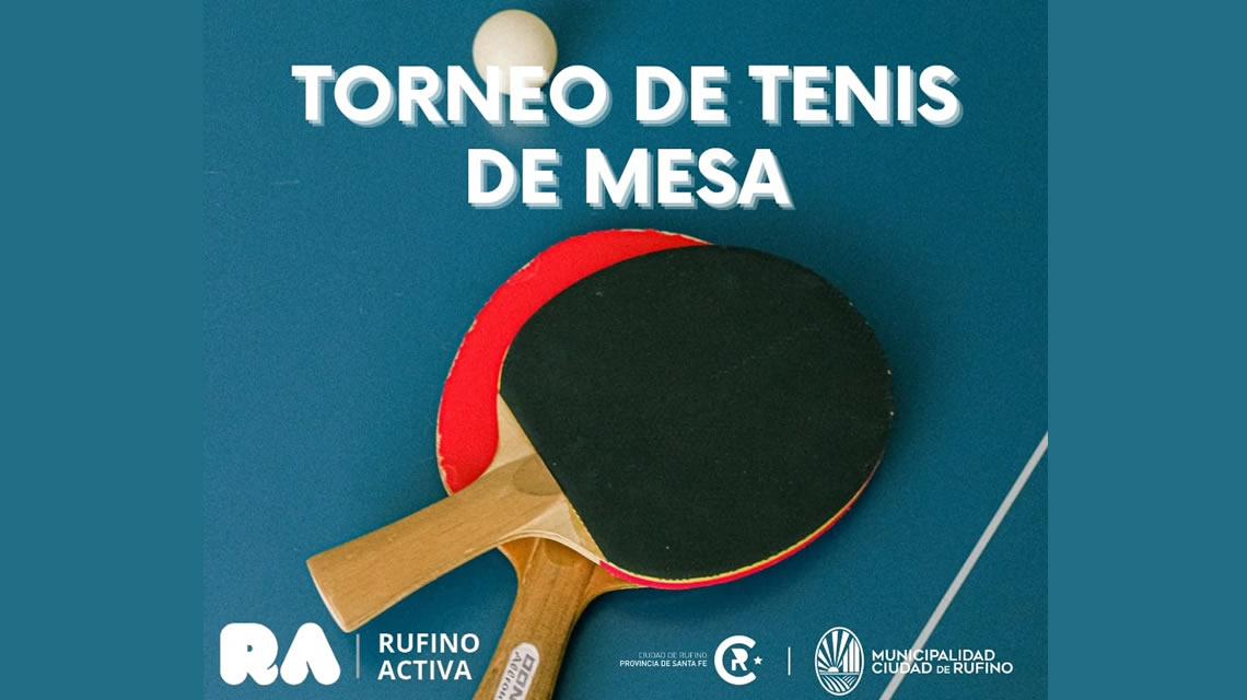 Torneo de Tenis de Mesa este Domingo