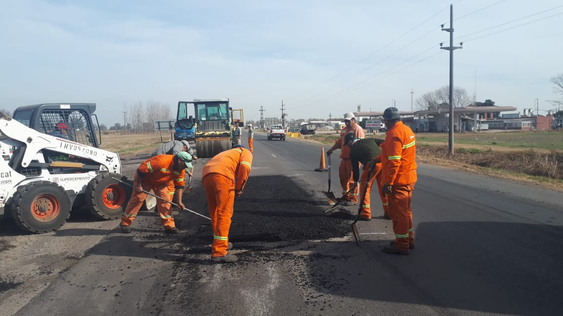 Arreglos finales de Ruta 33 en Firmat y zona