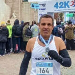 Walter Marseu participó de la Maratón de la Bandera de 42 km