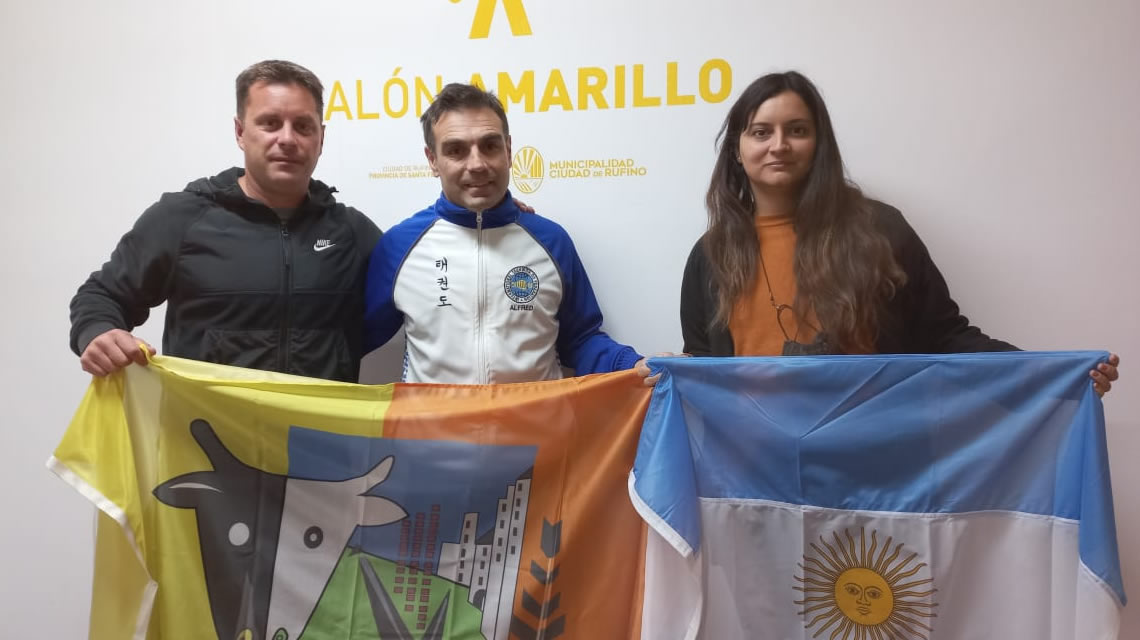 Alfredo Gargarela representará a Rufino en el Campeonato Mundial de la ITF 2022 de Taekwondo que se realiza en Holanda