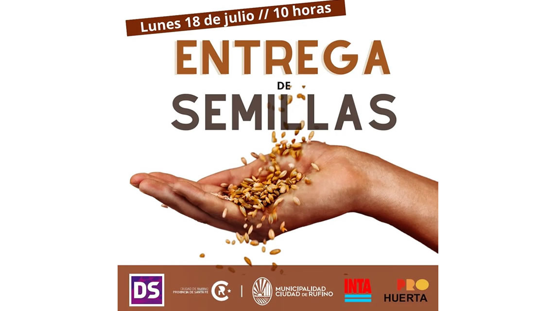 Entrega de semillas y charla