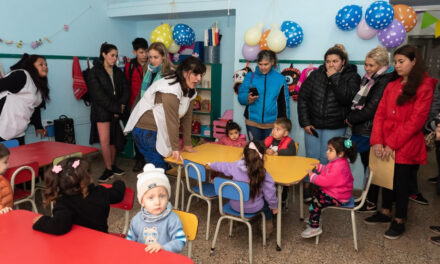 Se inauguró la salita de 2 años en la guardería del Centro de Acción Familiar