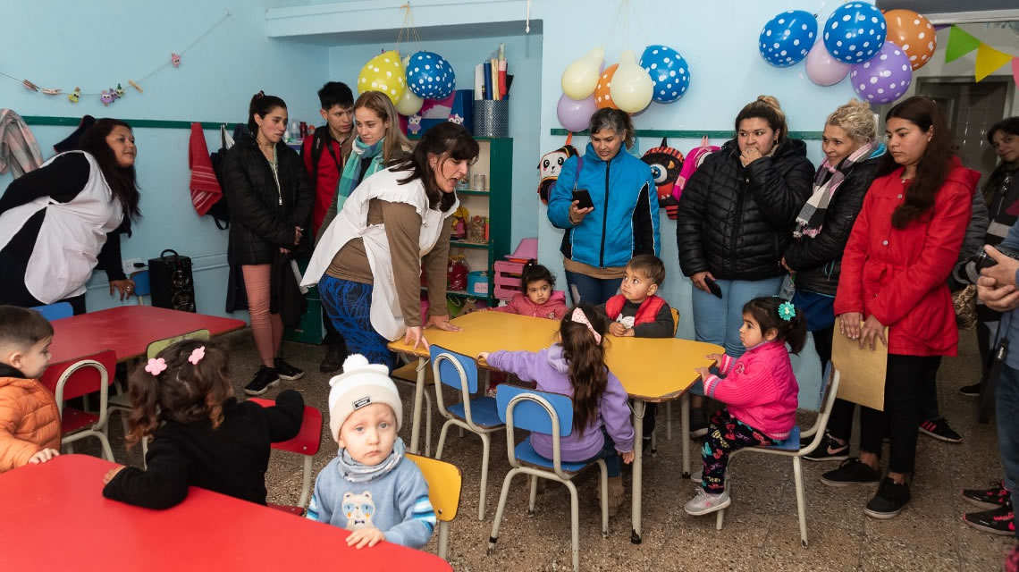 Se inauguró la salita de 2 años en la guardería del Centro de Acción Familiar