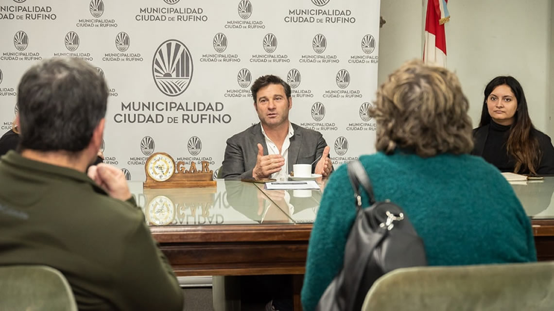 Lattanzi se reunió con representantes de diferentes instituciones de la ciudad