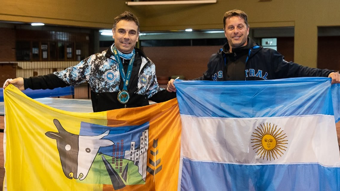 Alfredo Gargarella el rufinense campeón en Formas en el Mundial de Taekwondo ITF