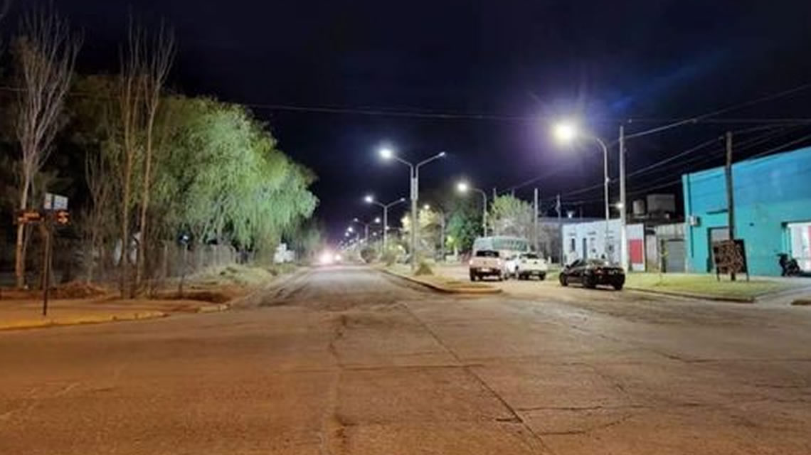 Nuevas luminarias led en barrio San Martín