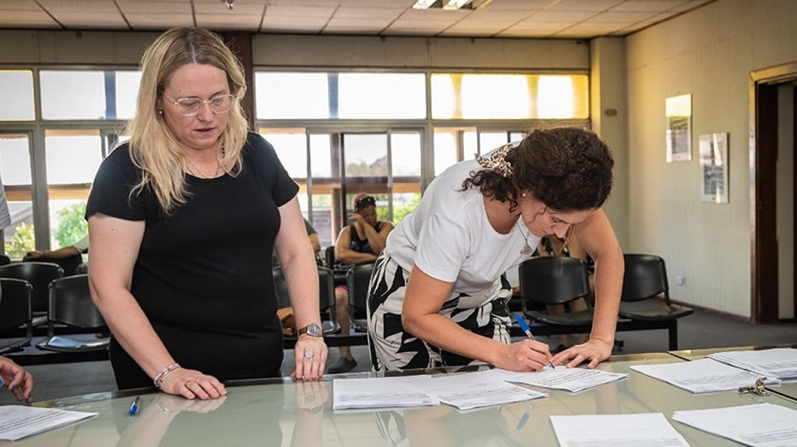 Entrega de la movilidad rural de Rufino