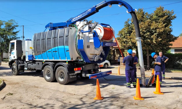 Nuevo equipo para el mantenimiento de las redes cloacales