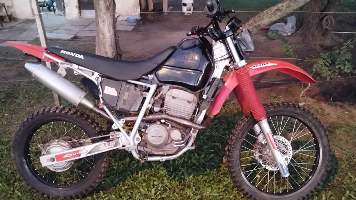 Recuperan en Rufino una moto robada en Laboulaye