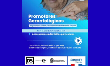 Inscripción para el cursado de Promotores gerontológicos